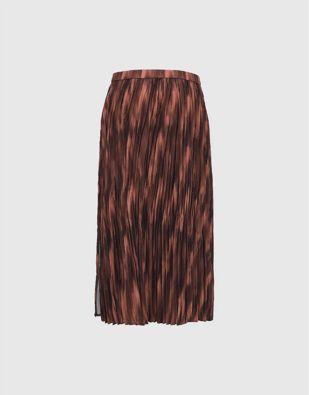 Elastic Waist A-Line Skirt