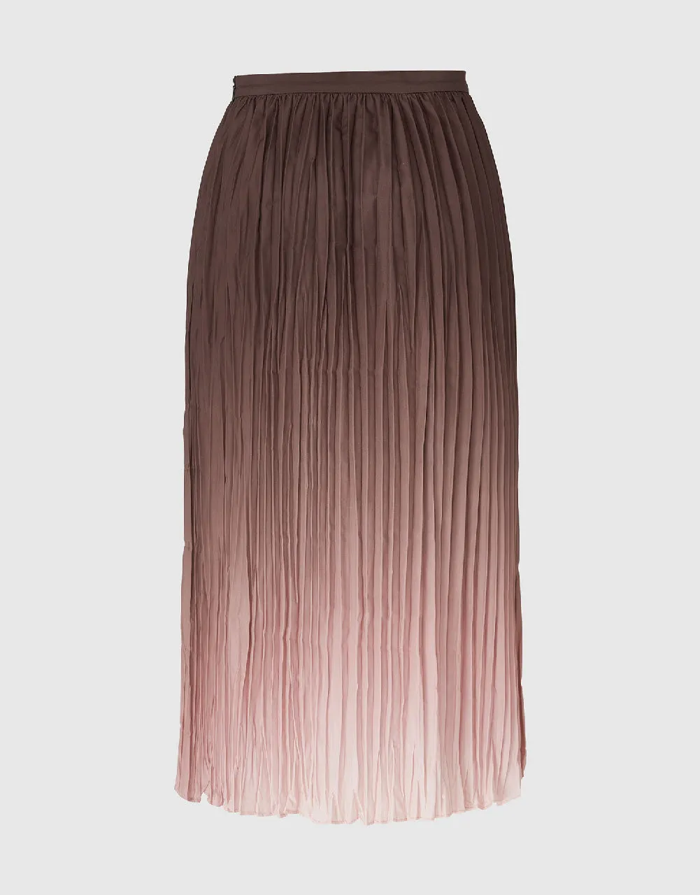 Elastic Waist A-Line Skirt