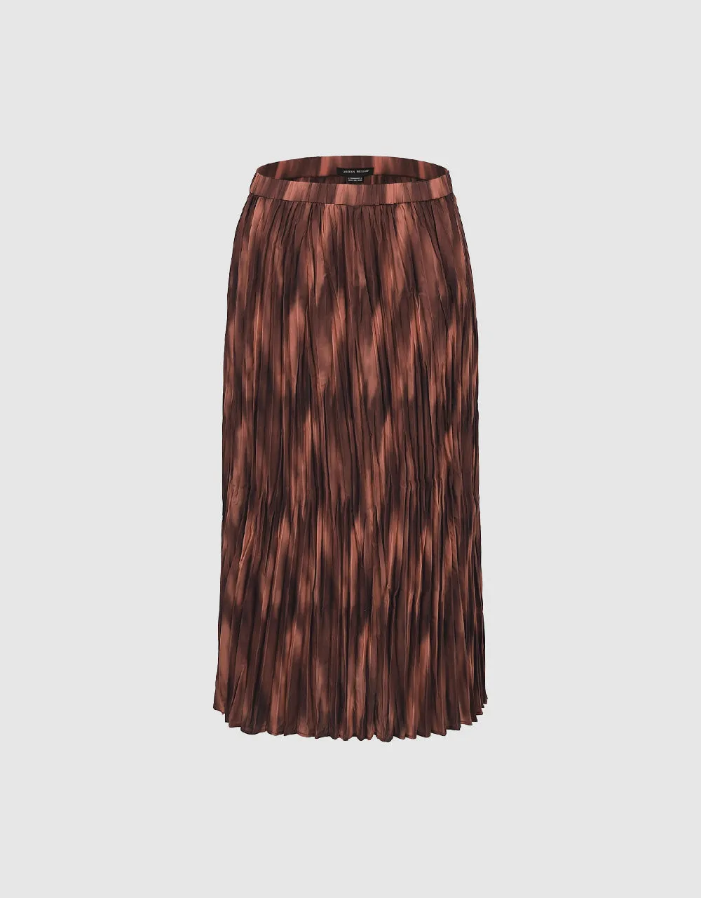 Elastic Waist A-Line Skirt