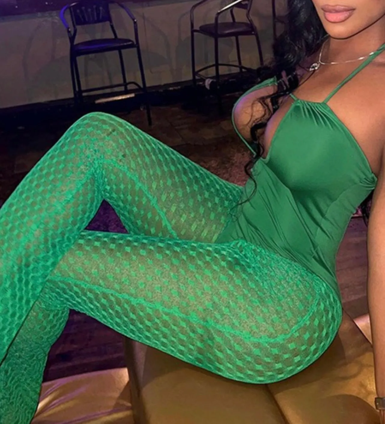 Emerald Baddie Jumpsuit