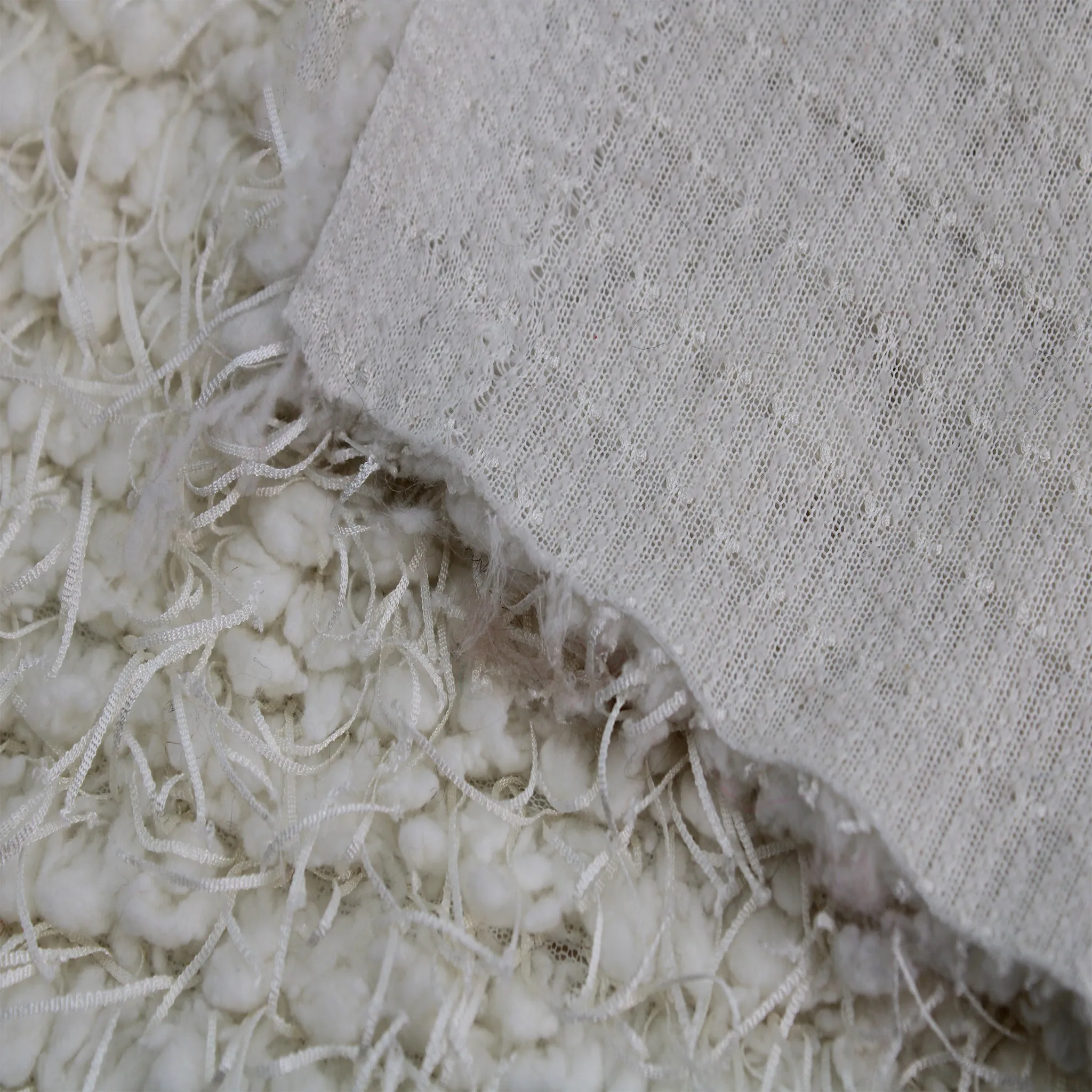 Faux Fur Sheep Design-Fabric by The Yard-Shaggy Mohair-for Sewing, Costumes, Apparel, Decorations, Rugs, Throw Pillow Covers, Beddings, Upholstery, Home and DIY - (SKU-5051)