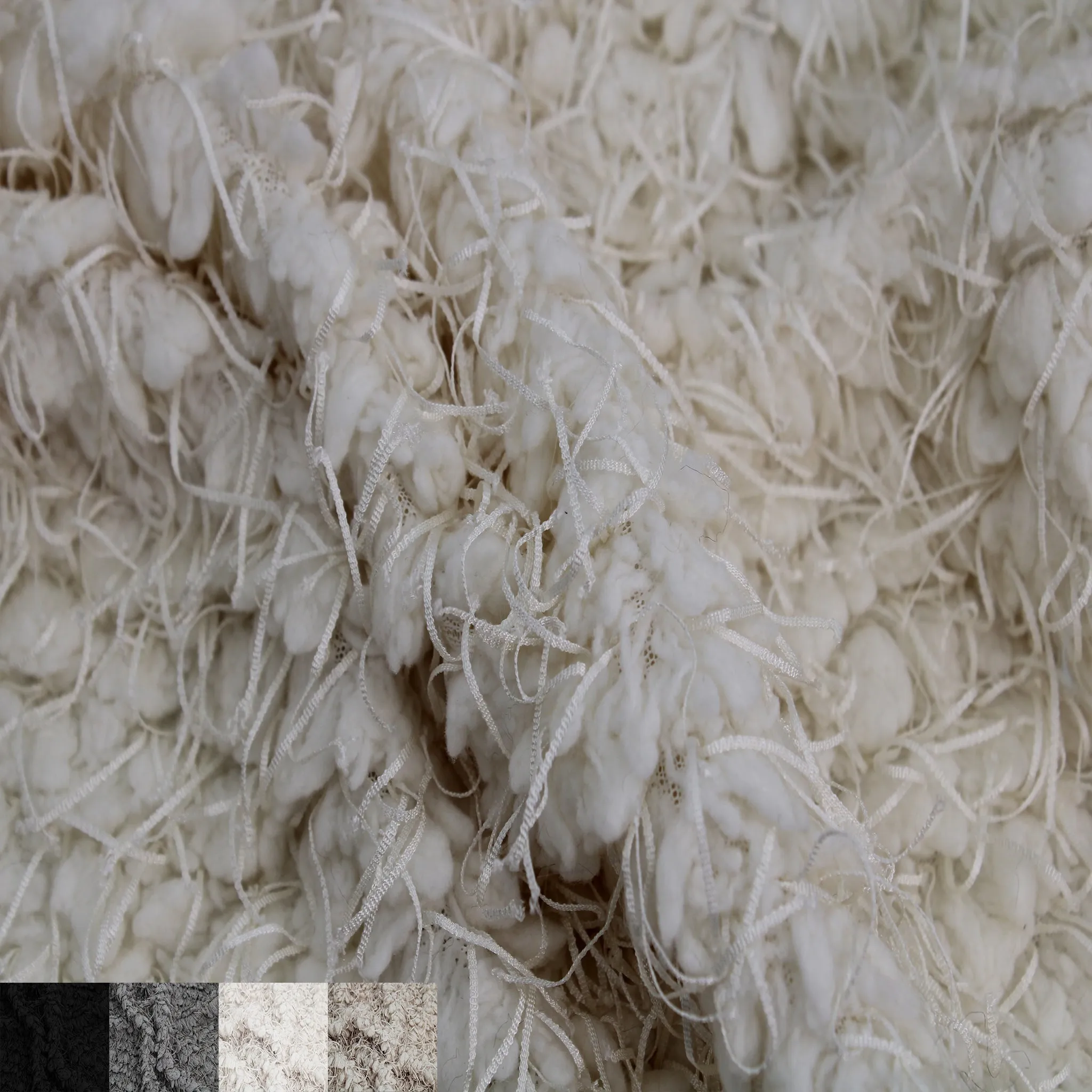 Faux Fur Sheep Design-Fabric by The Yard-Shaggy Mohair-for Sewing, Costumes, Apparel, Decorations, Rugs, Throw Pillow Covers, Beddings, Upholstery, Home and DIY - (SKU-5051)