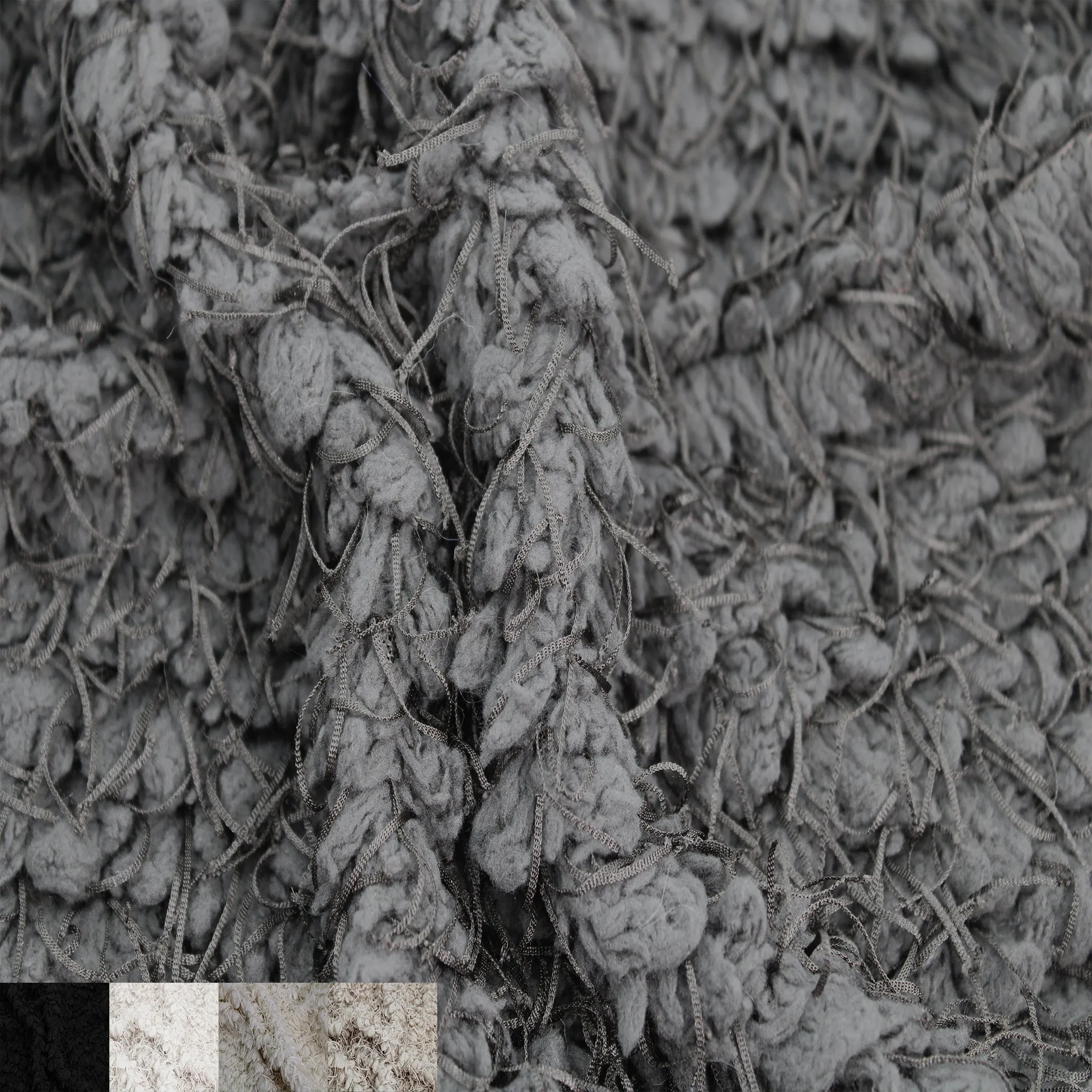 Faux Fur Sheep Design-Fabric by The Yard-Shaggy Mohair-for Sewing, Costumes, Apparel, Decorations, Rugs, Throw Pillow Covers, Beddings, Upholstery, Home and DIY - (SKU-5051)