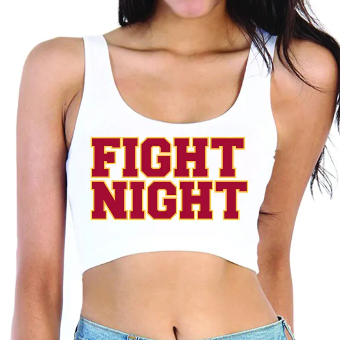 Fight Night Crop Tank Top