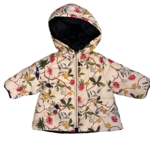Floral Puffer Jacket, 3-6m // Zara