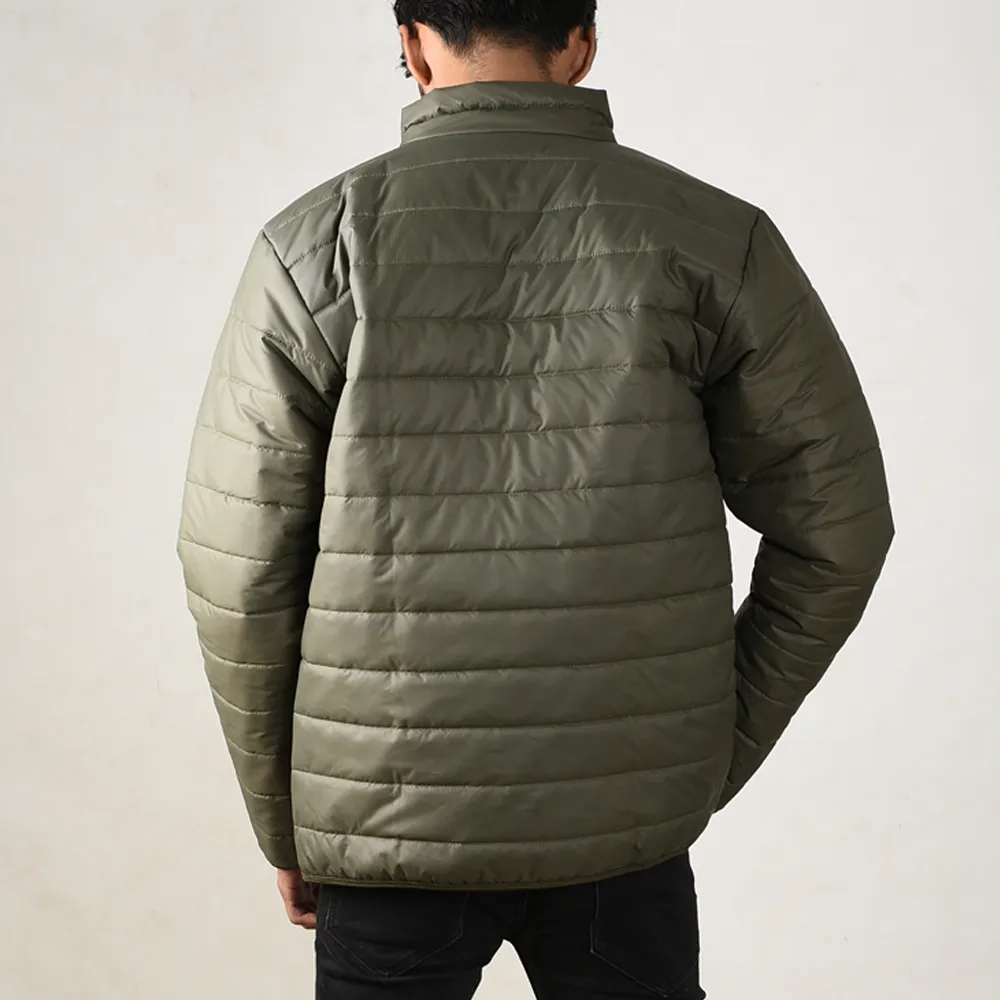 Forest Olive Zipper Full Sleeves