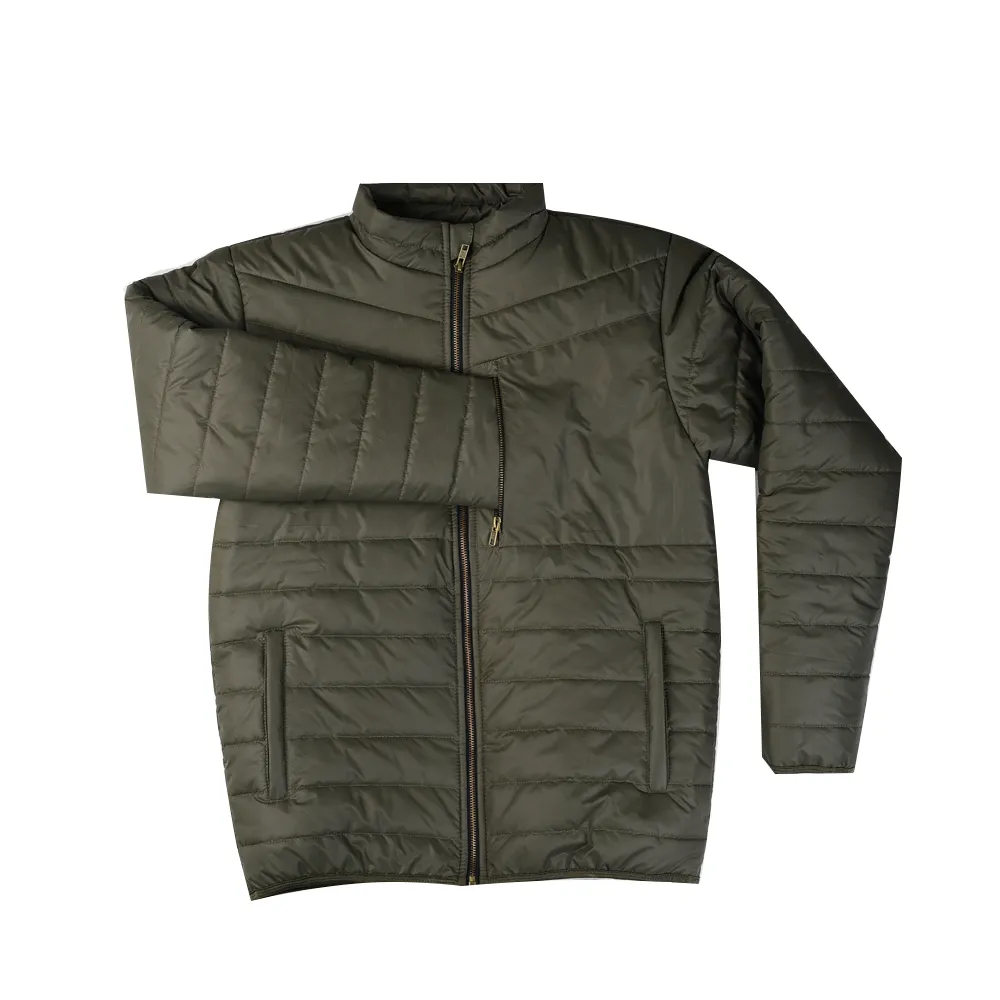 Forest Olive Zipper Full Sleeves