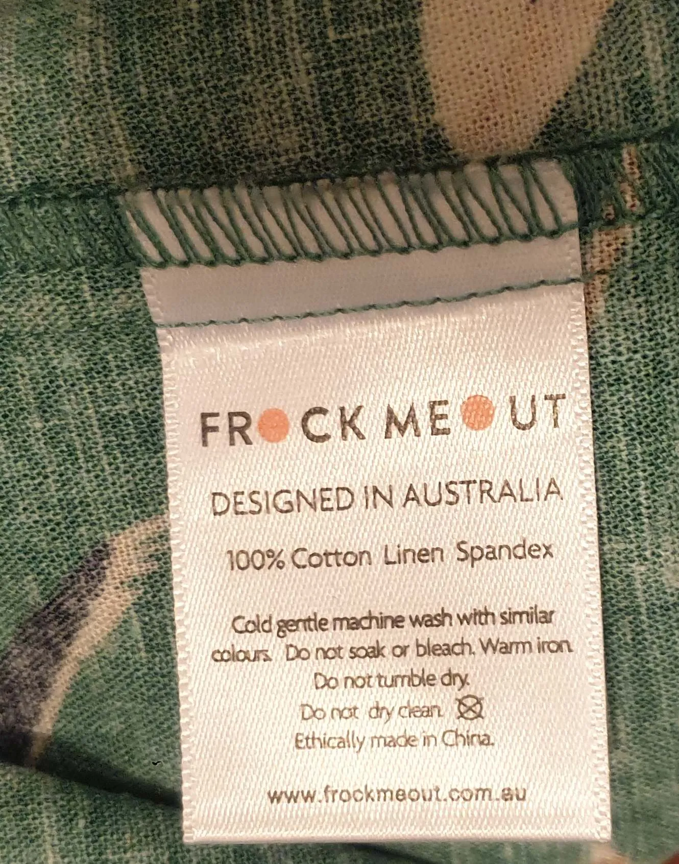 Frock Me Out green print dress size 16
