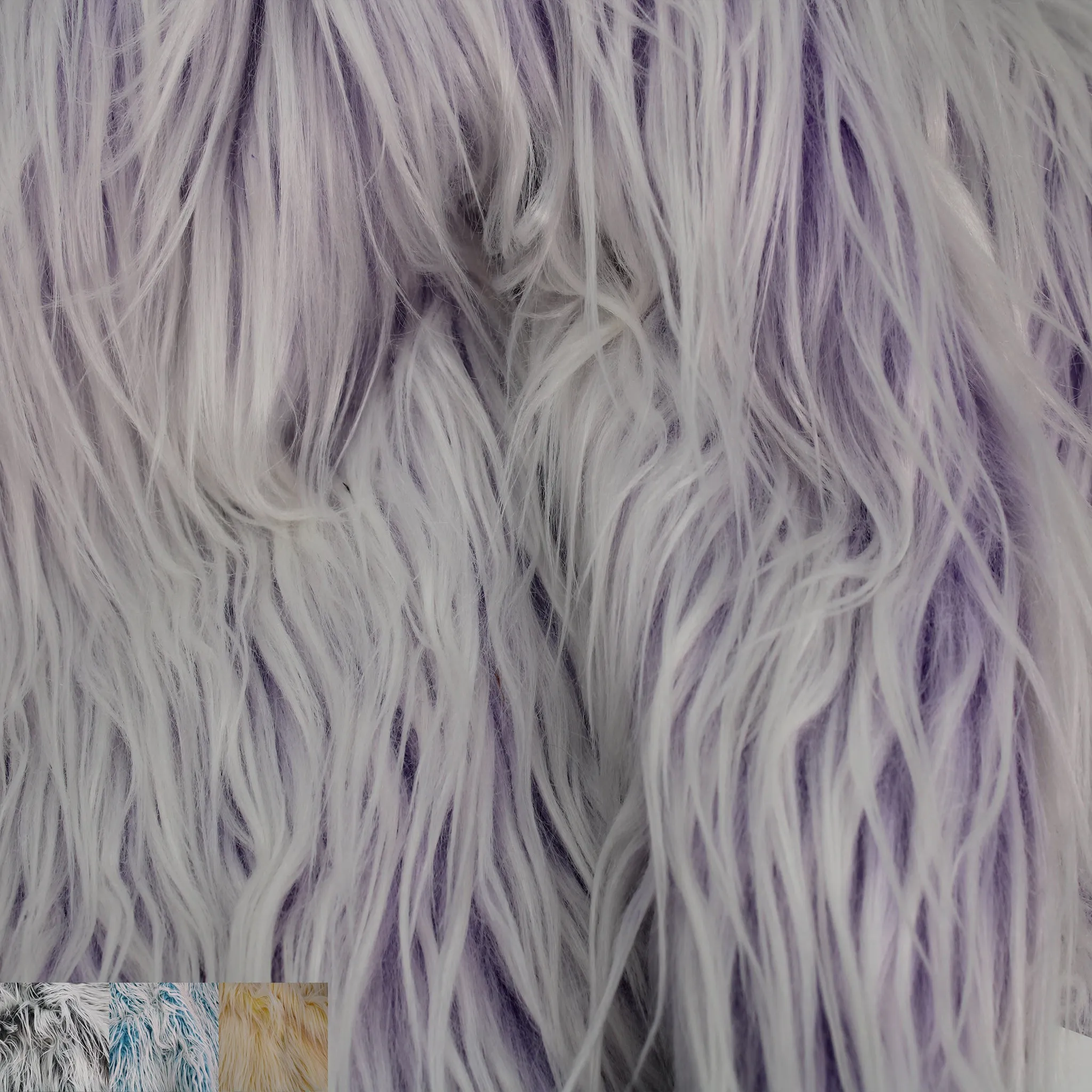 Frosted Faux Fur-Fabric by The Yard-Fluffy, Shaggy Mohair-for Sewing, Costumes, Plush Toys, Dolls, Decoration, Apparel, Clothing, Rugs, Gnome Beard Miniature - (SKU-6749)
