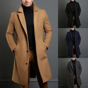 Funki Buys | Jackets | Men's Elegant 3/4 Casual Business Coats