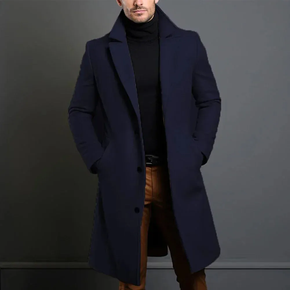 Funki Buys | Jackets | Men's Elegant 3/4 Casual Business Coats