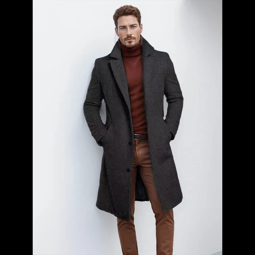 Funki Buys | Jackets | Men's Elegant 3/4 Casual Business Coats