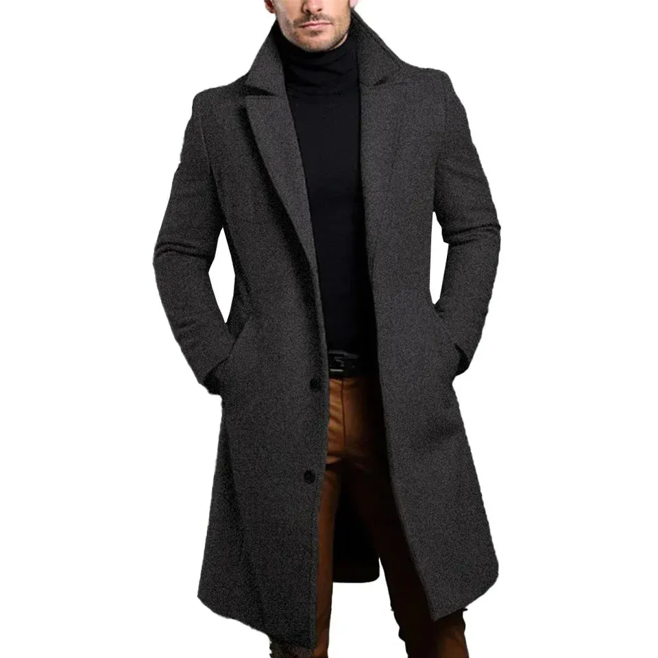 Funki Buys | Jackets | Men's Elegant 3/4 Casual Business Coats