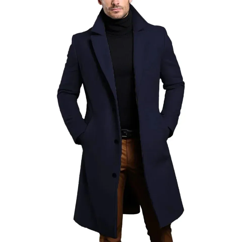 Funki Buys | Jackets | Men's Elegant 3/4 Casual Business Coats