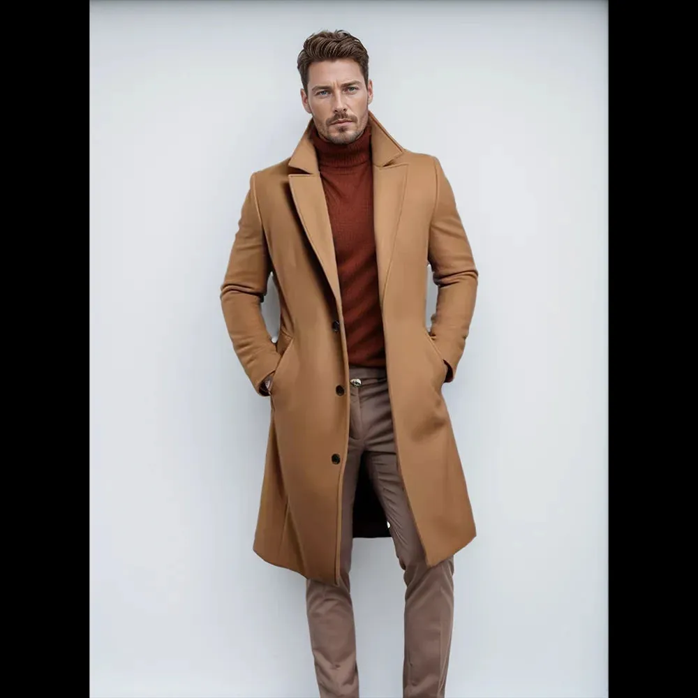 Funki Buys | Jackets | Men's Elegant 3/4 Casual Business Coats