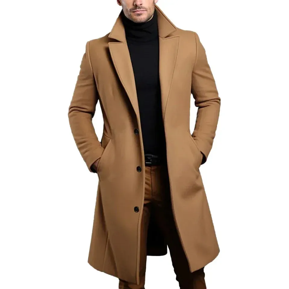 Funki Buys | Jackets | Men's Elegant 3/4 Casual Business Coats