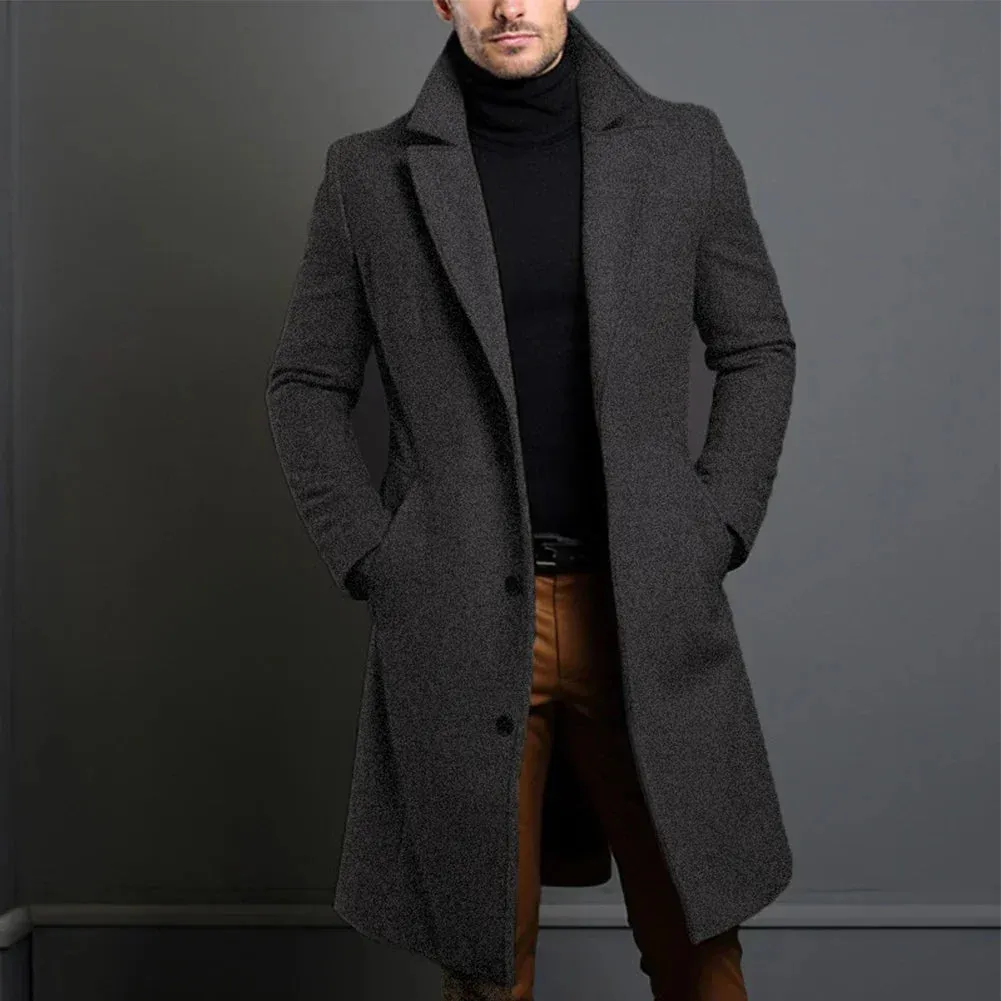 Funki Buys | Jackets | Men's Elegant 3/4 Casual Business Coats