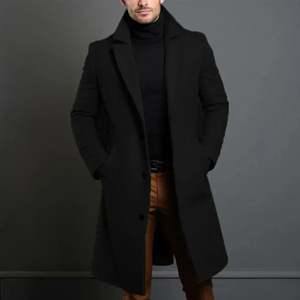 Funki Buys | Jackets | Men's Elegant 3/4 Casual Business Coats