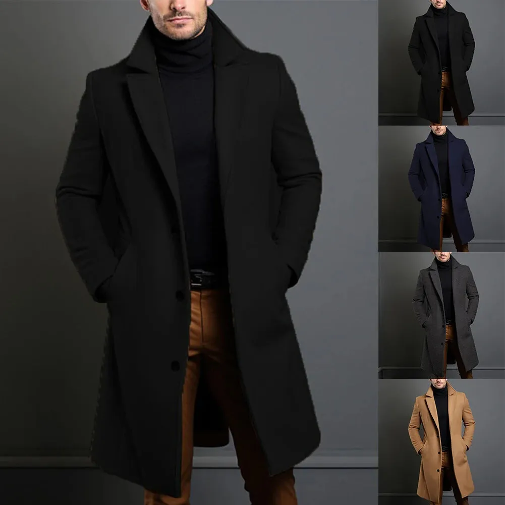 Funki Buys | Jackets | Men's Elegant 3/4 Casual Business Coats