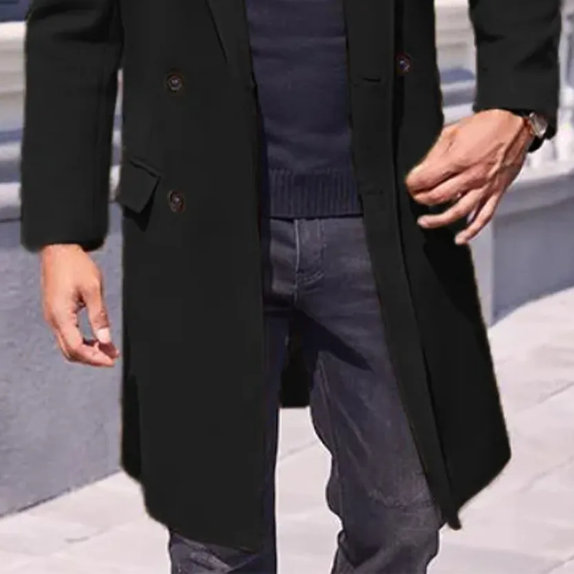 Funki Buys | Jackets | Men's Stylish Business Casual Overcoat