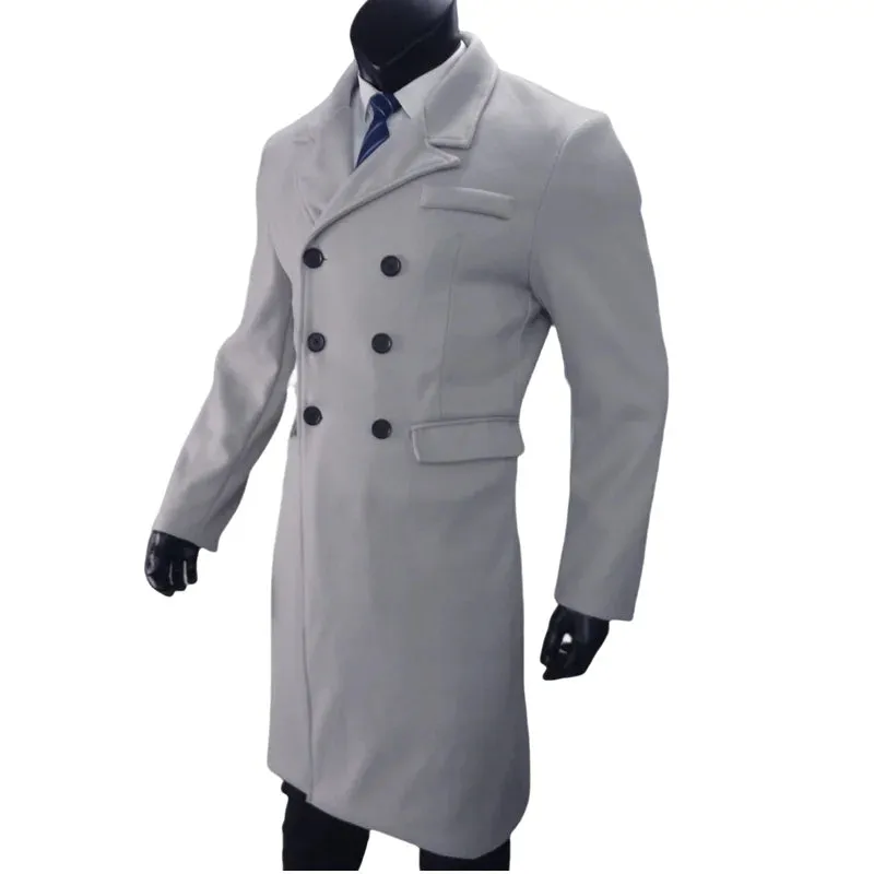 Funki Buys | Jackets | Men's Stylish Business Casual Overcoat