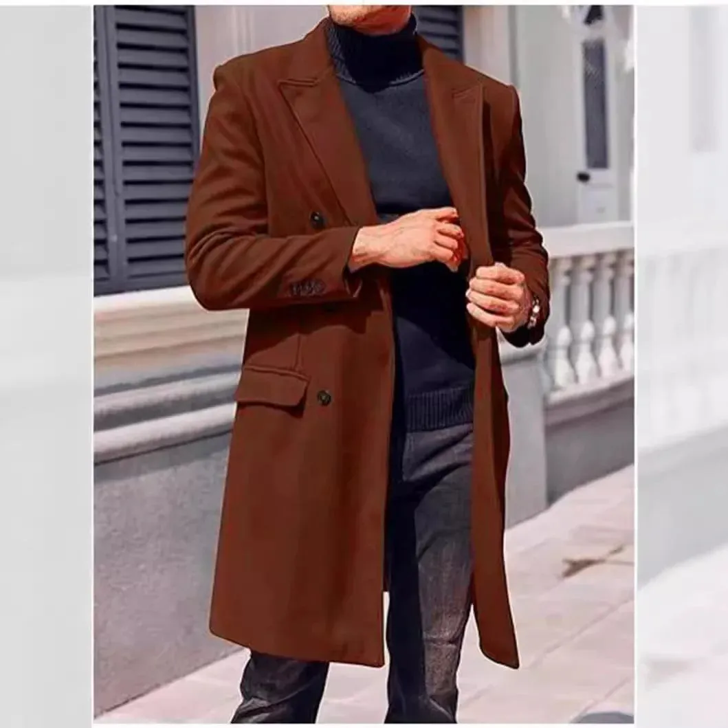 Funki Buys | Jackets | Men's Stylish Business Casual Overcoat
