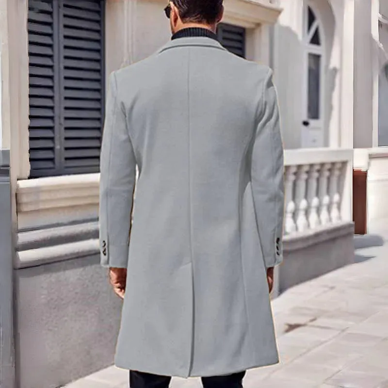 Funki Buys | Jackets | Men's Stylish Business Casual Overcoat