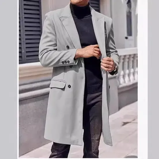 Funki Buys | Jackets | Men's Stylish Business Casual Overcoat