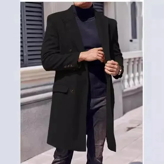 Funki Buys | Jackets | Men's Stylish Business Casual Overcoat
