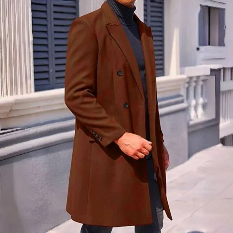 Funki Buys | Jackets | Men's Stylish Business Casual Overcoat