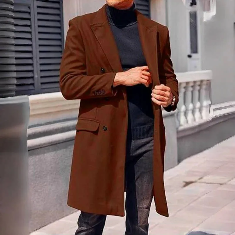 Funki Buys | Jackets | Men's Stylish Business Casual Overcoat
