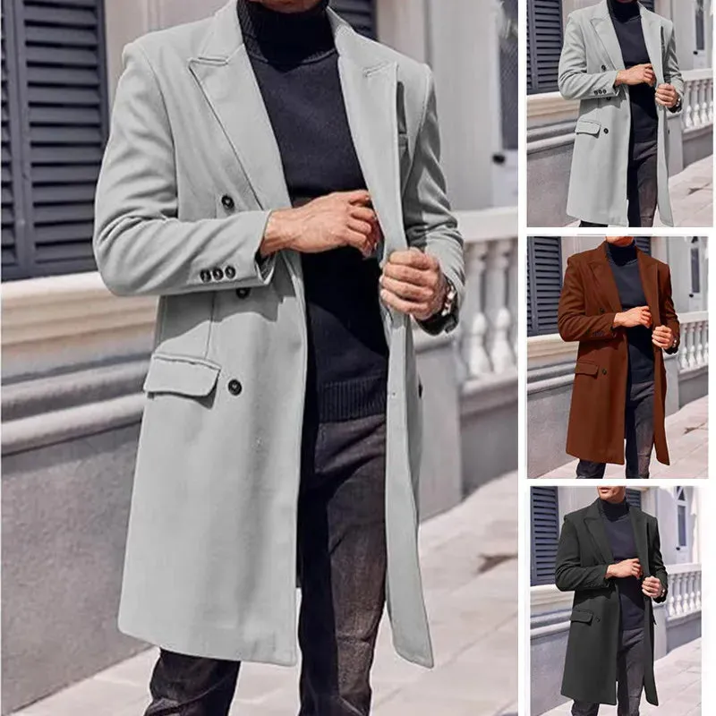 Funki Buys | Jackets | Men's Stylish Business Casual Overcoat
