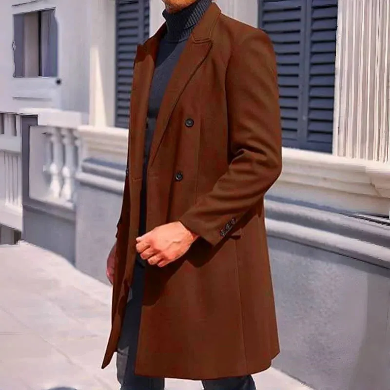 Funki Buys | Jackets | Men's Stylish Business Casual Overcoat