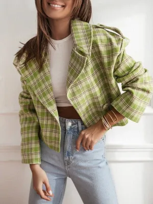 Gabrielle - Checked wool coat