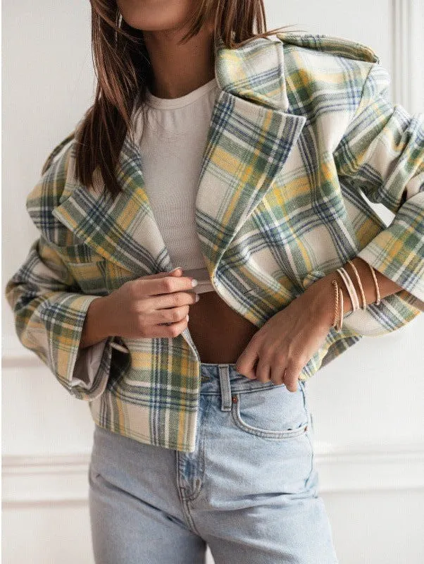 Gabrielle - Checked wool coat