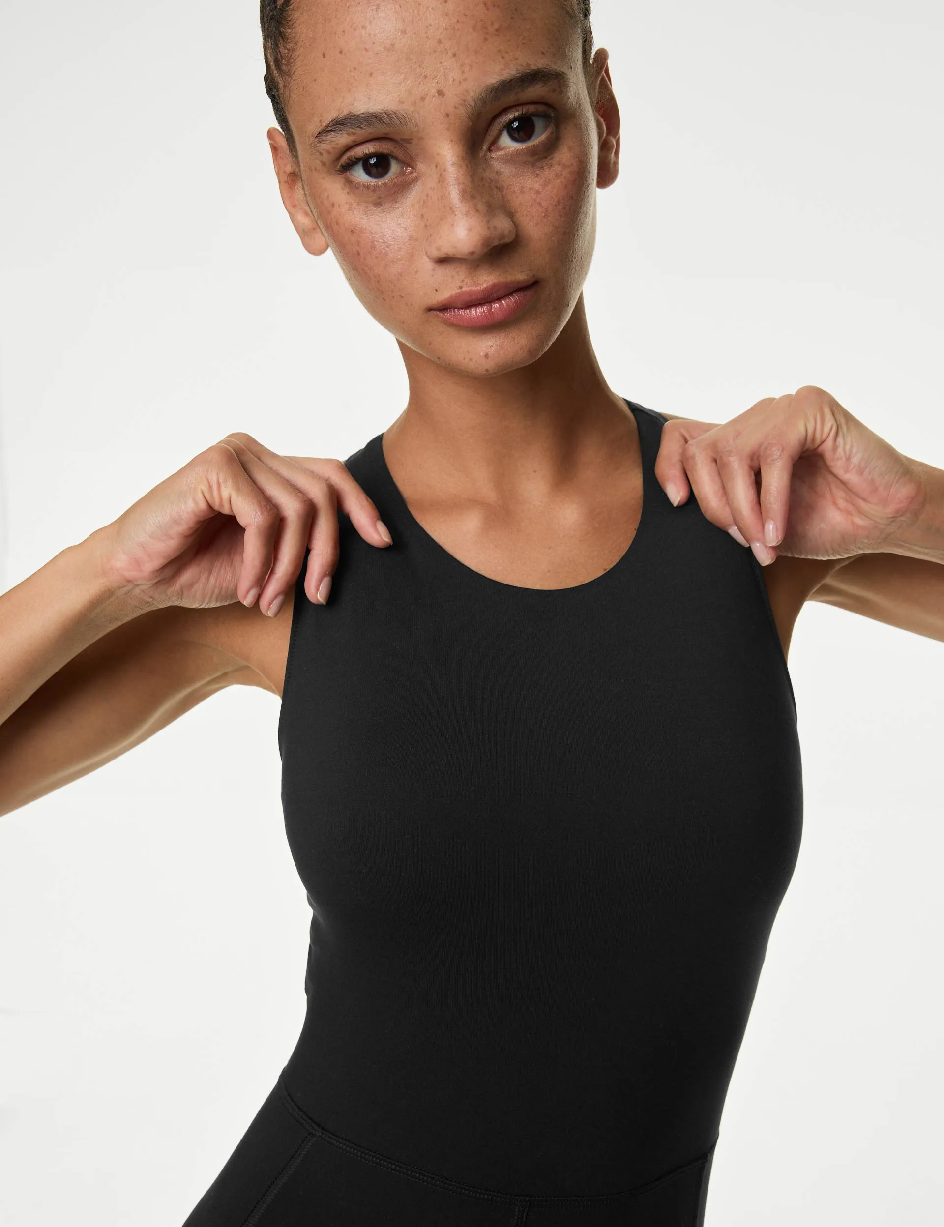 Go Balance Fitted Short All in One - Black