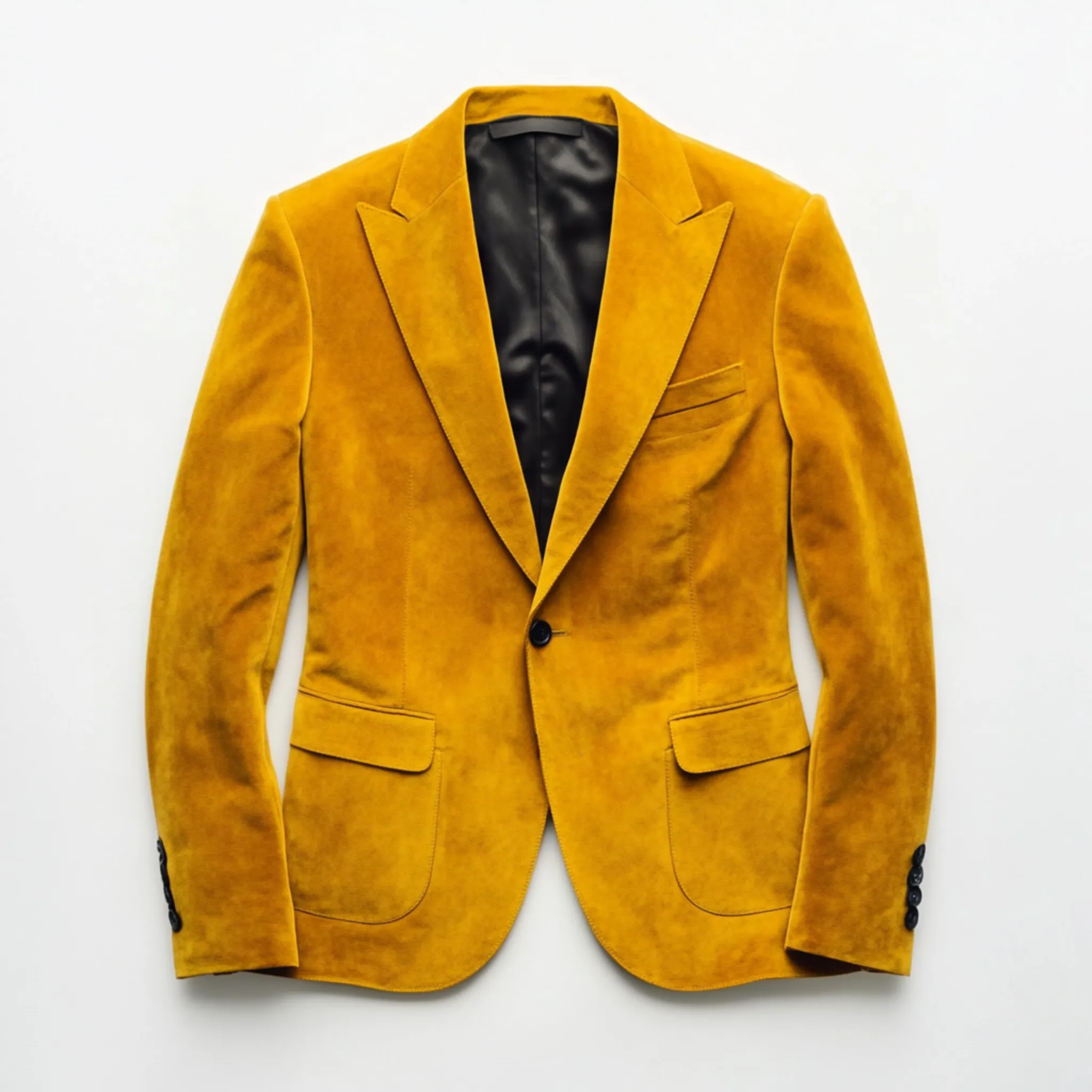 GOLDEN VISIONARY DEERSKIN FLEECE BLAZER