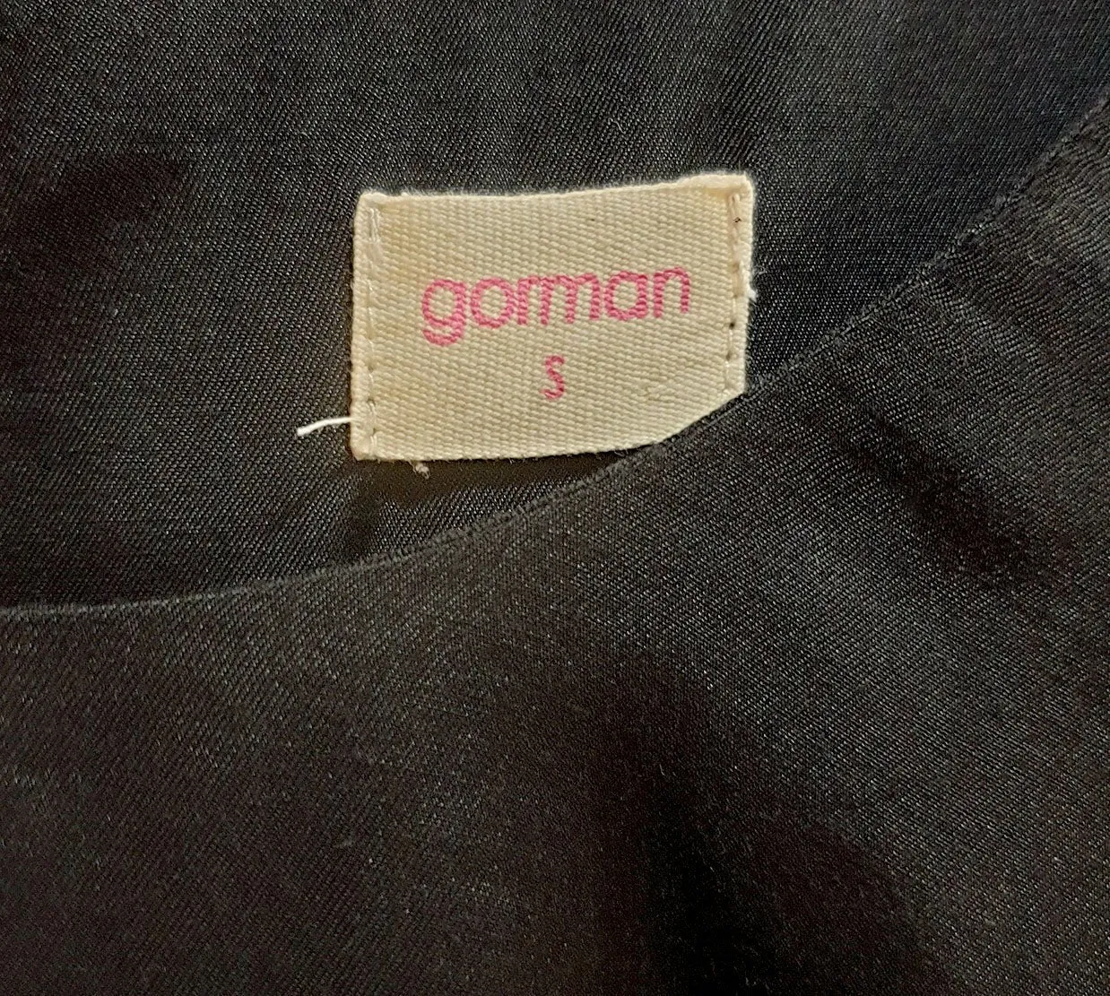 Gorman black dress size small