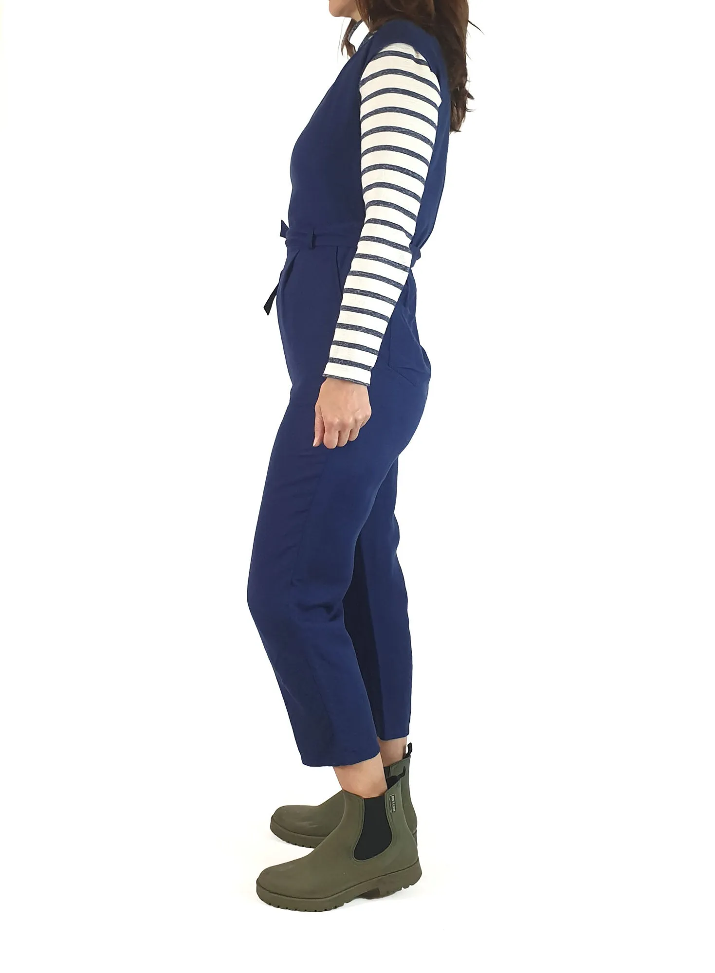 Gorman blue sleeveless jumpsuit size 6 (fits 6-8)