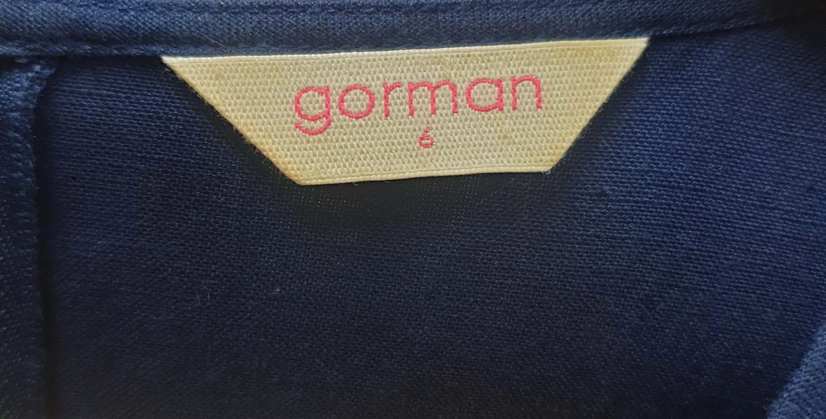 Gorman blue sleeveless jumpsuit size 6 (fits 6-8)