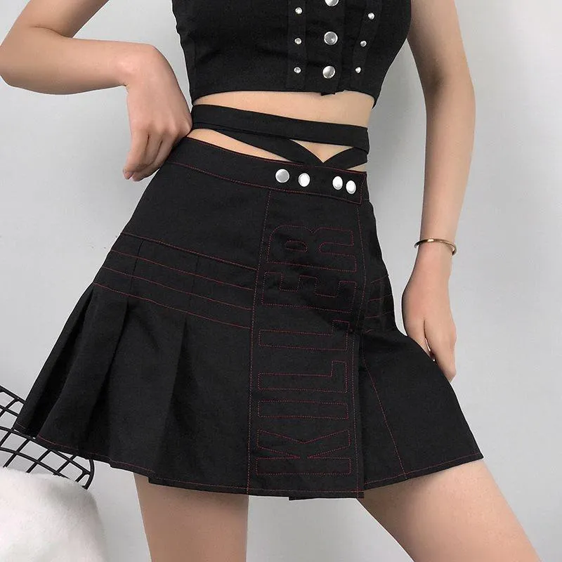 Gothic Skirt<br> Pleated