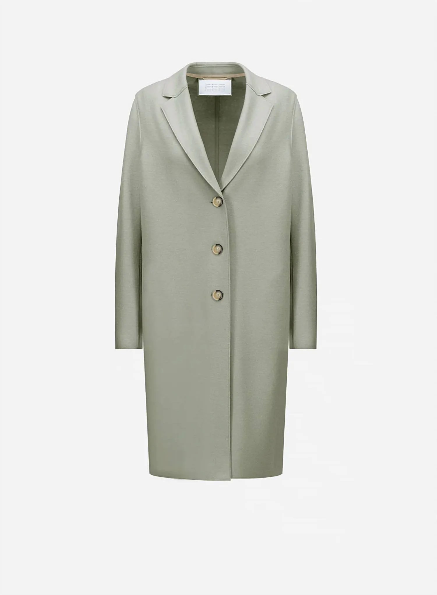 Harris Wharf - Light Pressed Wool Overcoat