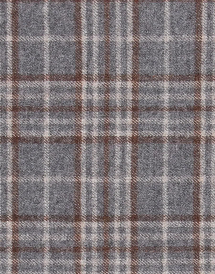 Hawker Grey & Brown Check Blazer