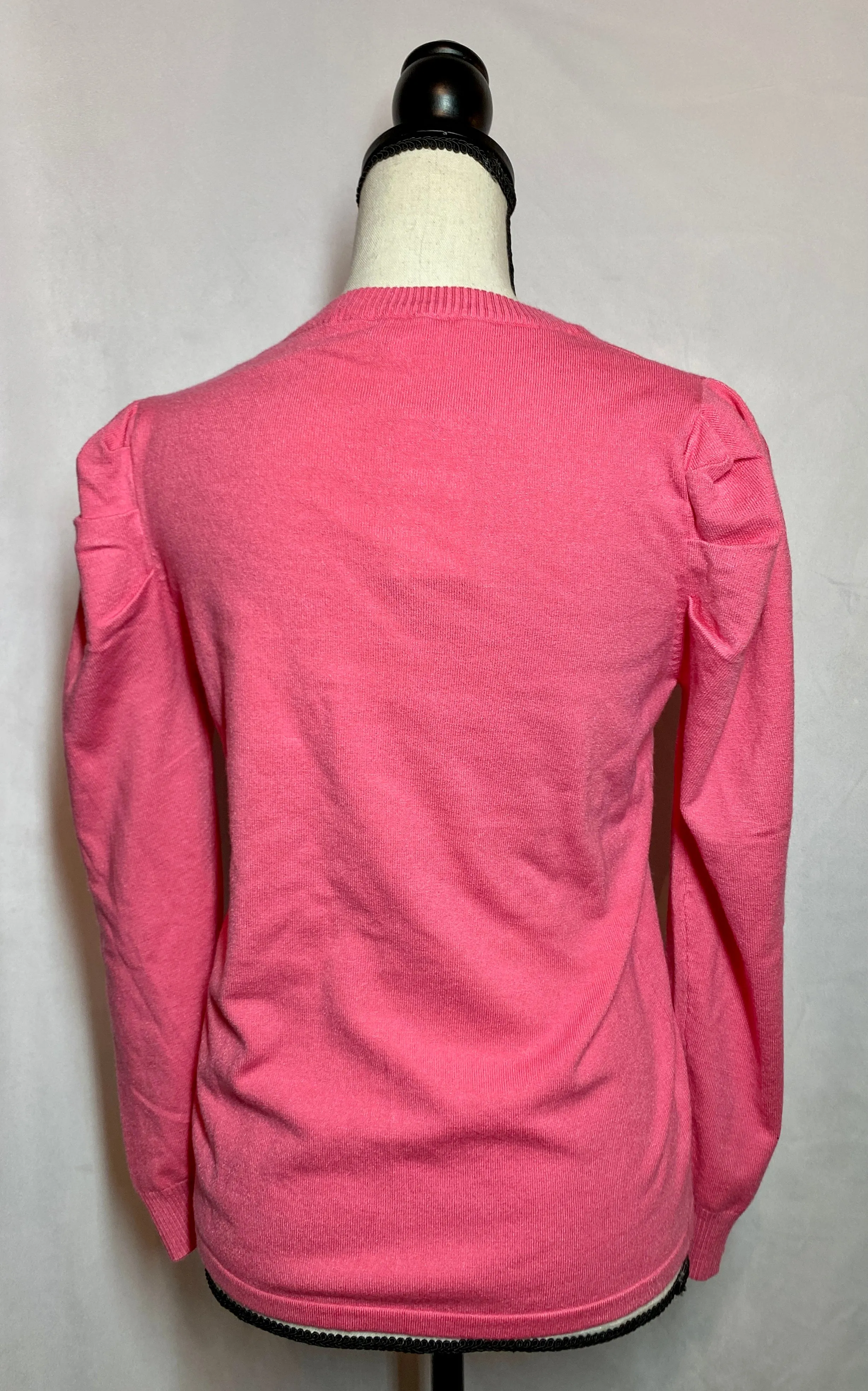 Hot Pink For Spring Soft Knit Sweater