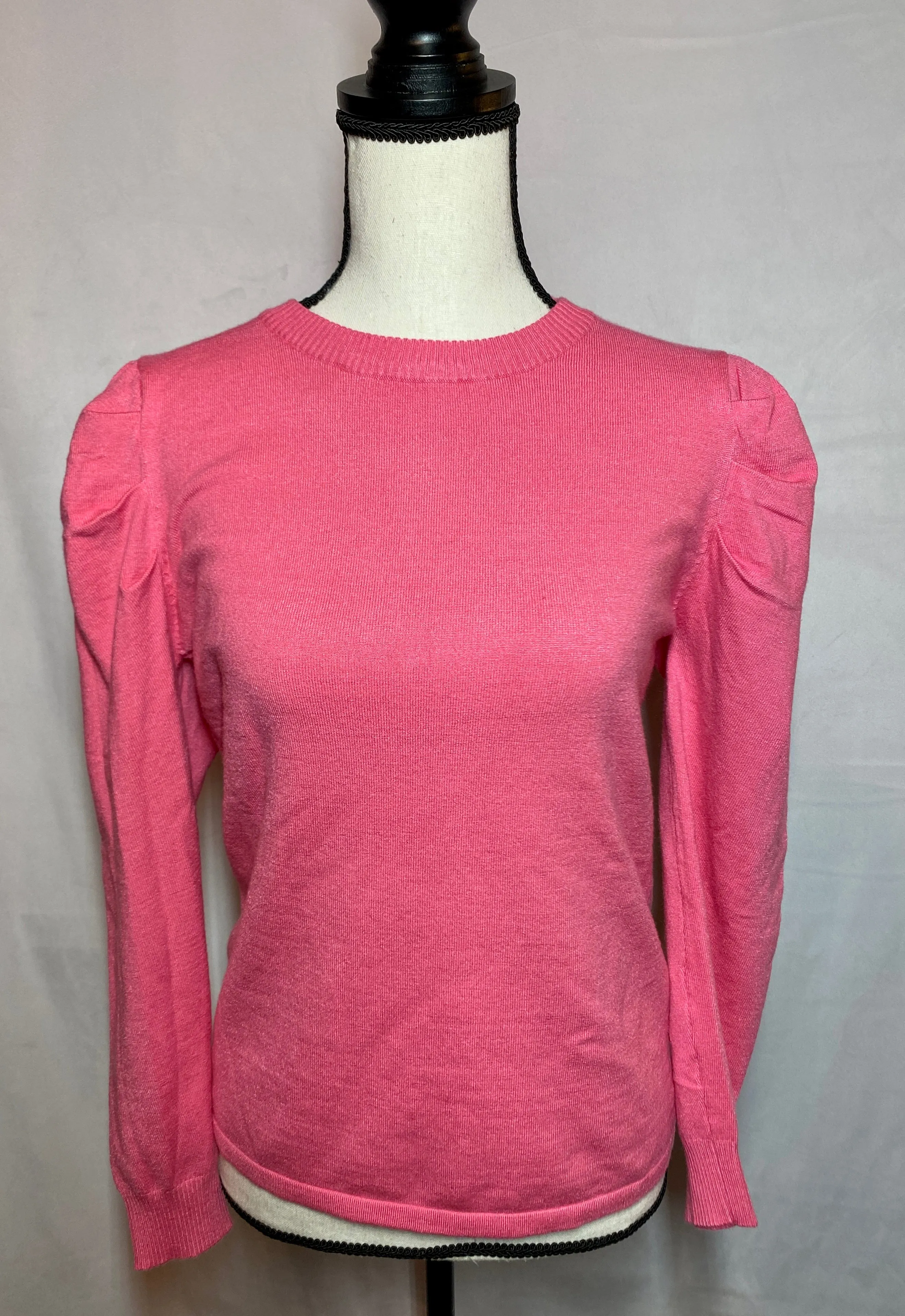Hot Pink For Spring Soft Knit Sweater