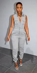 Hot selling sleeveless jumpsuit AY3391