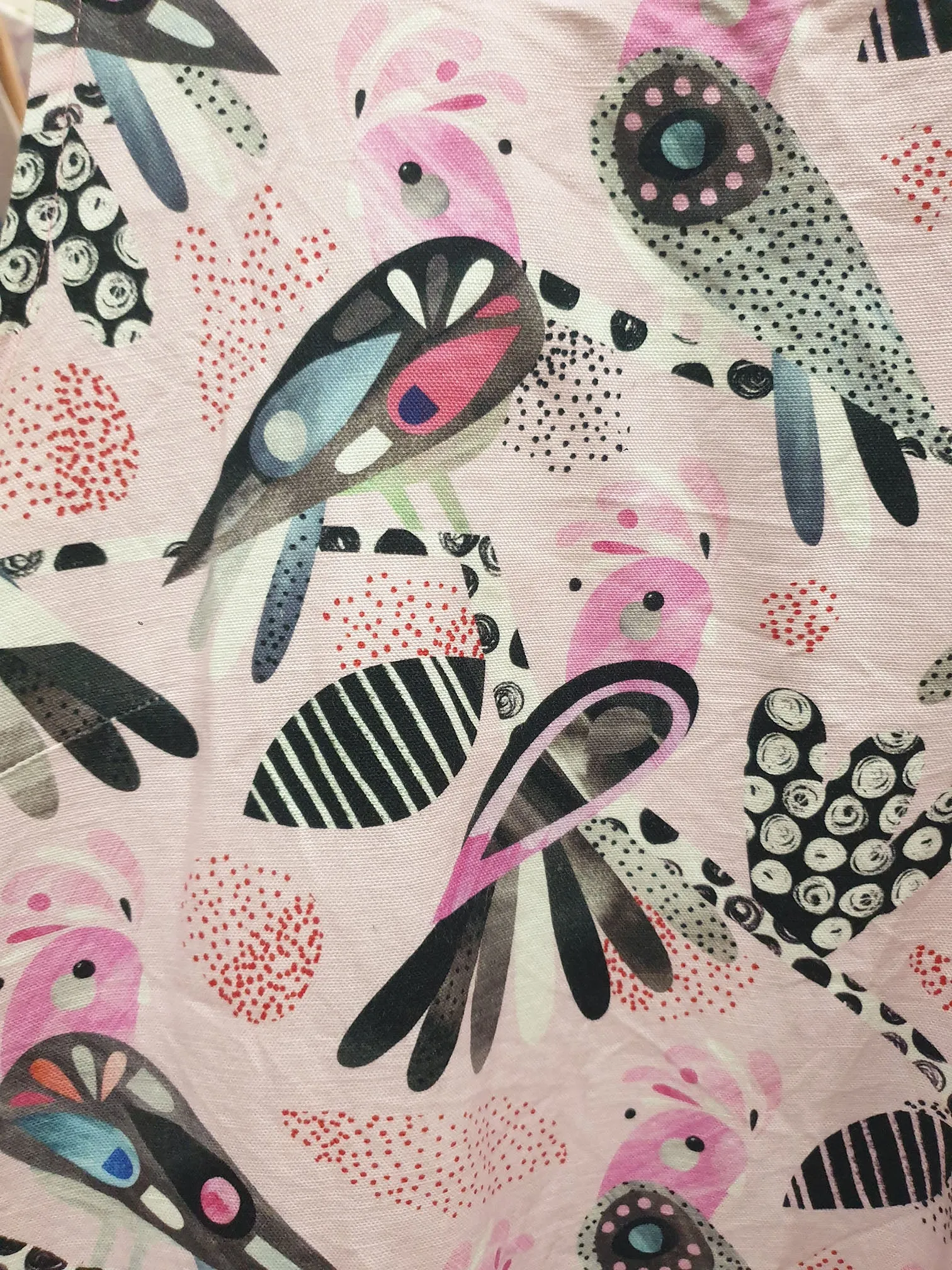 Karla Cola pink galah print dress size XL