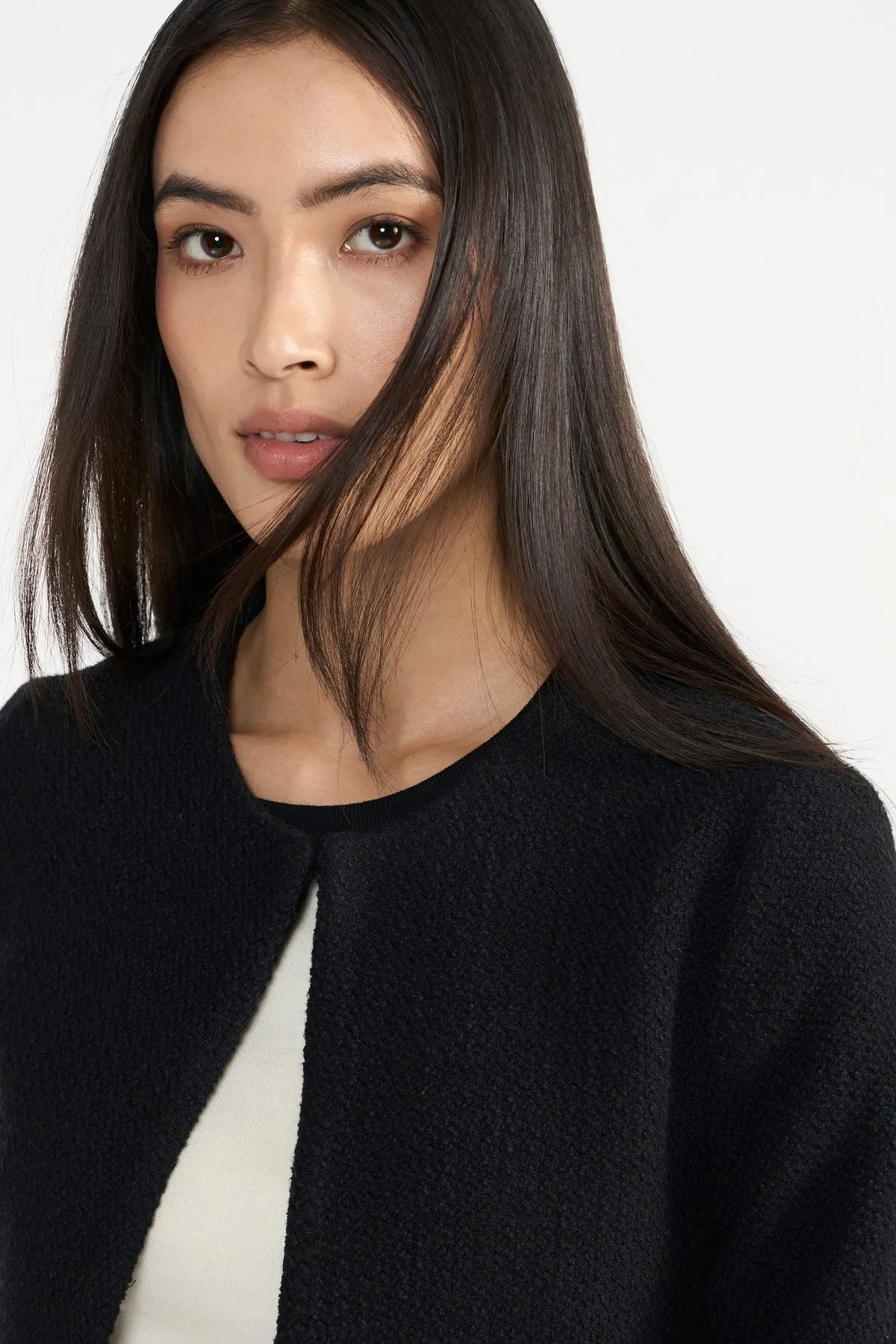 KELLY BLACK WOMEN'S WOOL BLAZER
