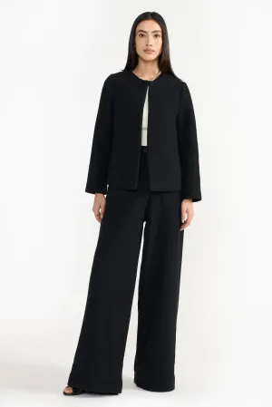 KELLY BLACK WOMEN'S WOOL BLAZER