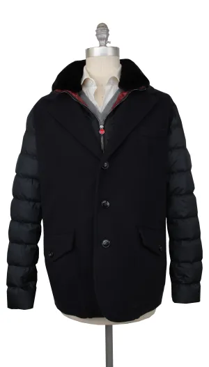 Kiton Dark Blue Puffer Jacket
